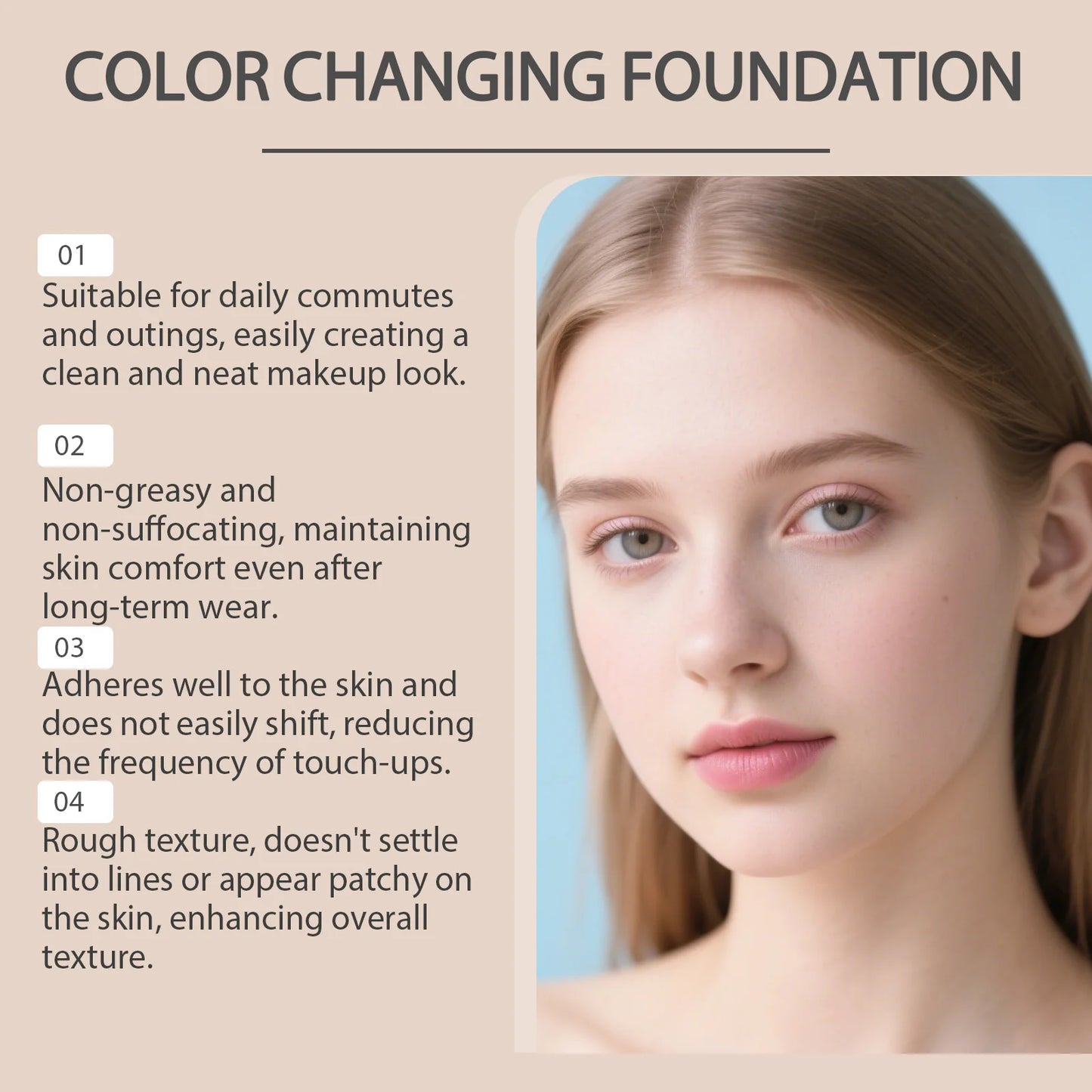 Oil-Control Liquid Foundation | Covers Blemishes & Dark Circles