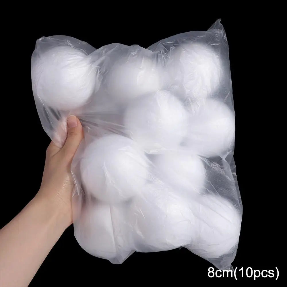 White Polystyrene Foam Balls 80pcs – Christmas Ornaments & DIY