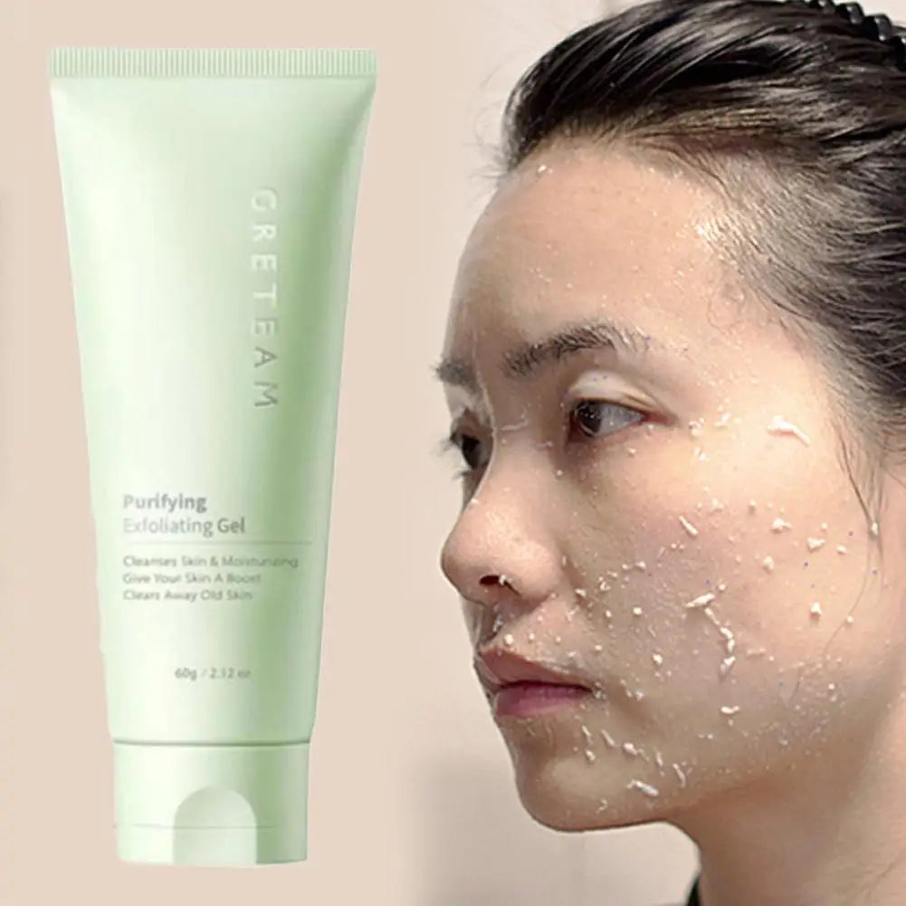 Purifying Exfoliating Gel Gentle Exfoliating Moisturizing Deep Cleaning Scrub Gel Smoothing Nourishing Skin Summer Peaceful Pleasures Health and Wellness