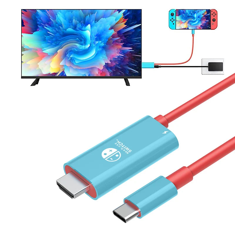 USB-C to HDMI 4K Cable 100W PD Charging 2m – MacBook Steam Deck USB-C HDMI Adapter Cable Peaceful Pleasures Health and Wellness
