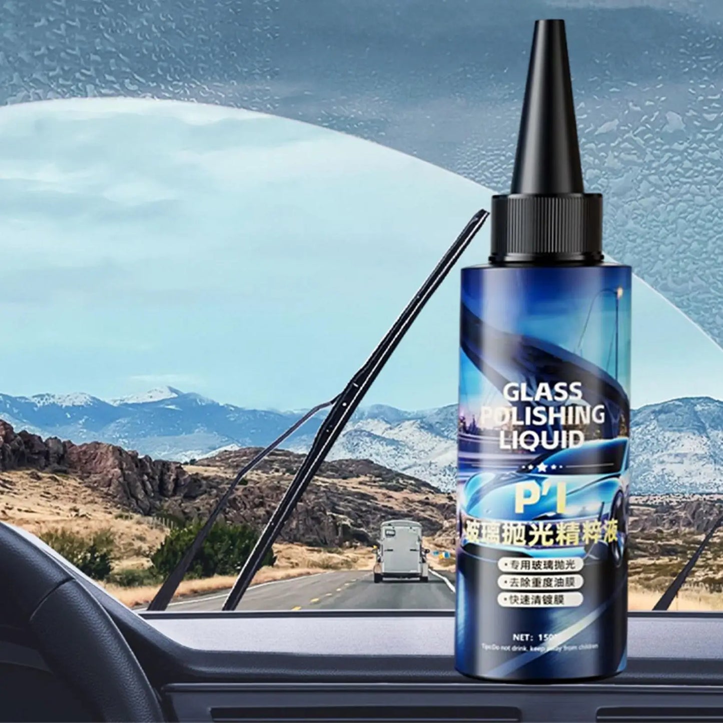 150ml Car Glass Oil Film Remover & Polishing Compound