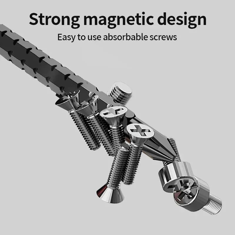Multipurpose Dual Purpose Adjustable Length Telescopic Magnetic Non Slip Repair Hand Cross for Household Screwdriver Screw Peaceful Pleasures Health and Wellness
