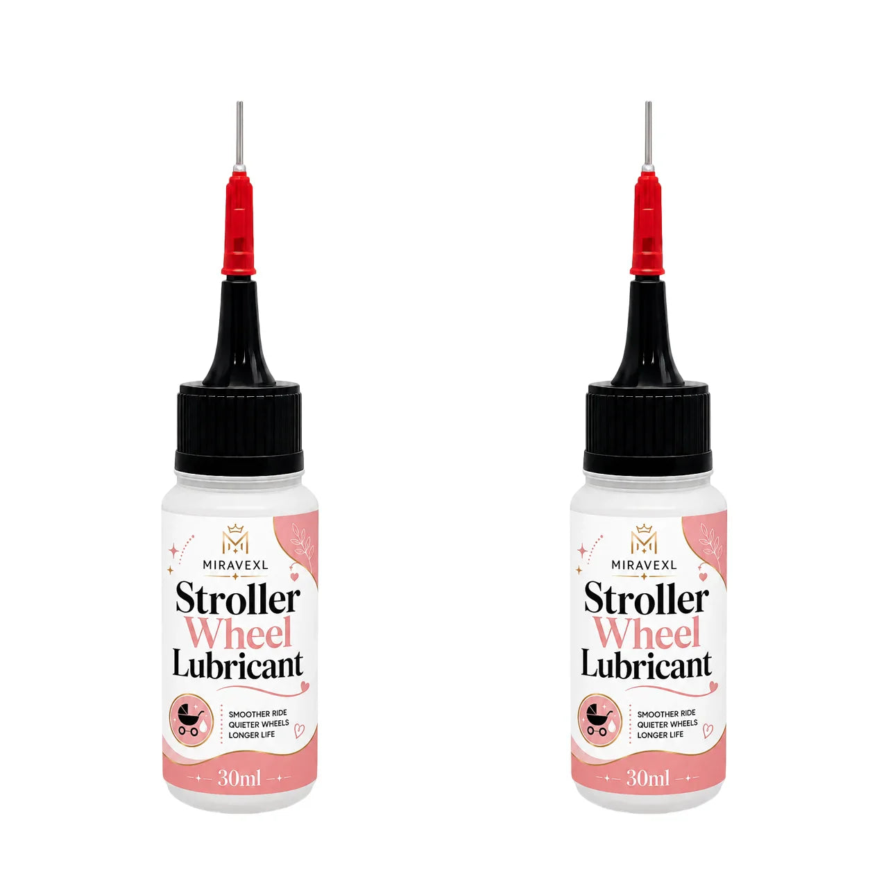 MIRAVEXL Stroller Wheel Lubricant 30ml – Smooth Quiet Ride