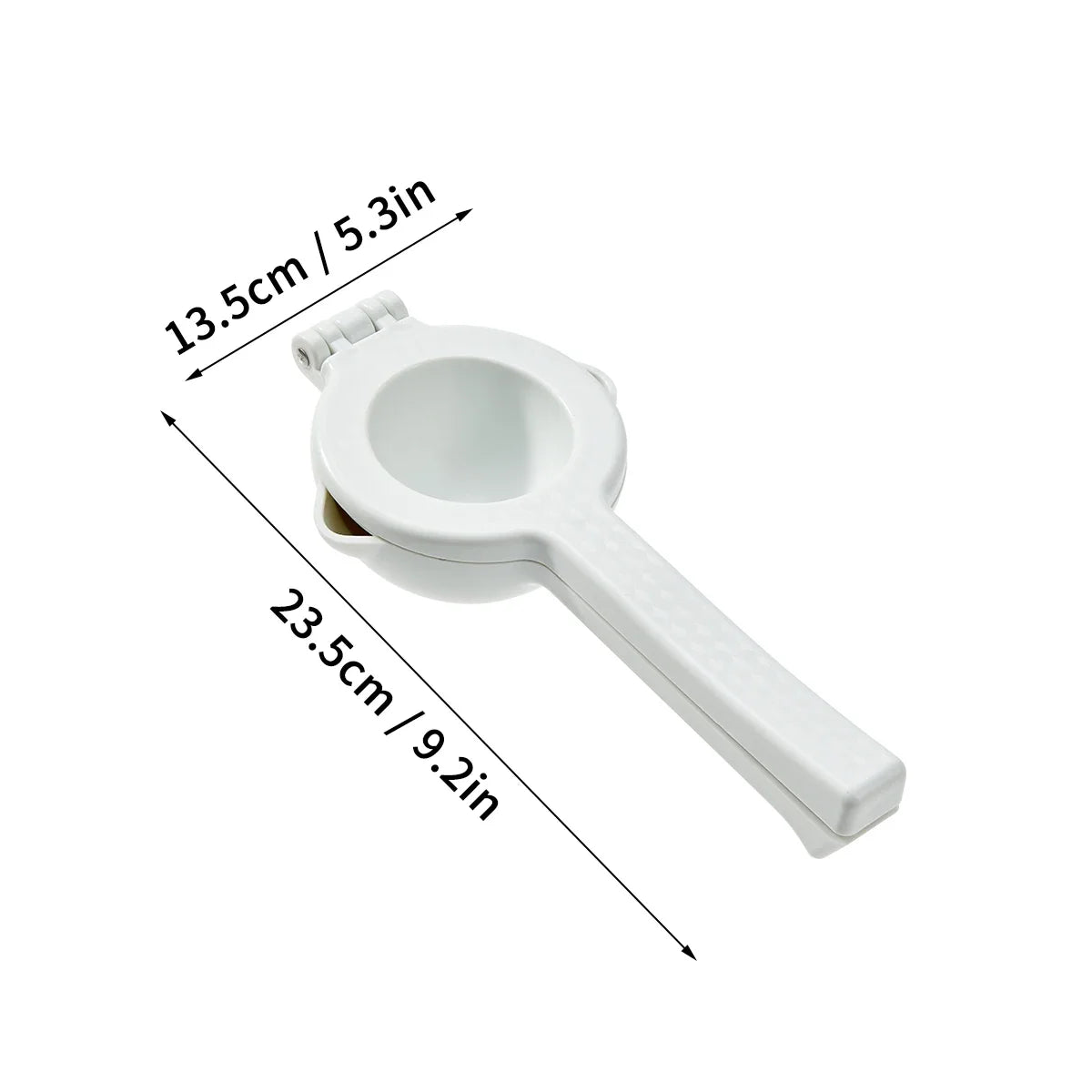 WORTHBUY Lemon Squeezer Plastic Citrus Press Kitchen Fruit Tools Manual Fruit Juicer Orange Fruit Extractor Hand Lemon Press Peaceful Pleasures Health and Wellness White