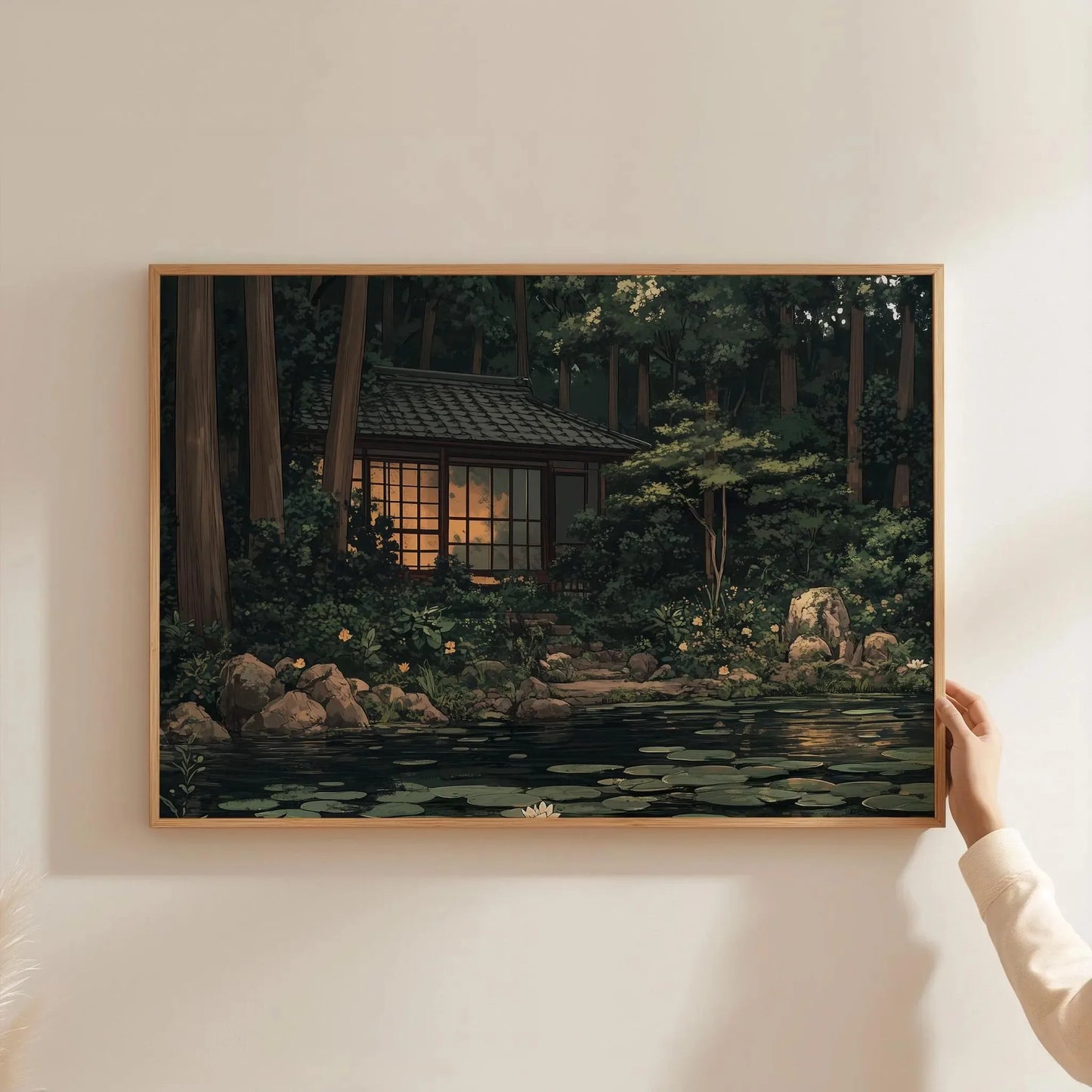 Anime Ramen Shop Canvas Print | Tokyo Street Wall Art