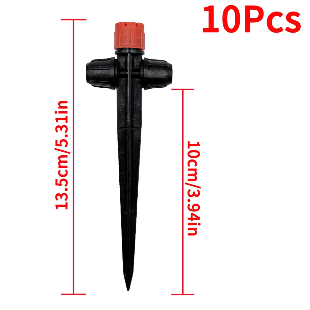 10/30Pcs Spiked Dripper Sprinkler 8 Hole Drop Emitter All Round Scattering Sprinkler Garden Flower Watering Irrigation Supplies Peaceful Pleasures Health and Wellness 10pcs Dripper
