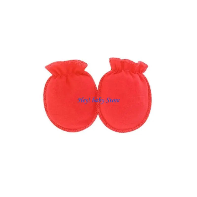 Soft Cotton Baby Anti-Scratch Mittens | Newborn 0–12 Months