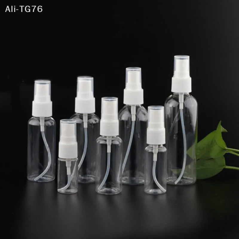 Clear Refillable Travel Spray Bottle – Mini Plastic Atomizer