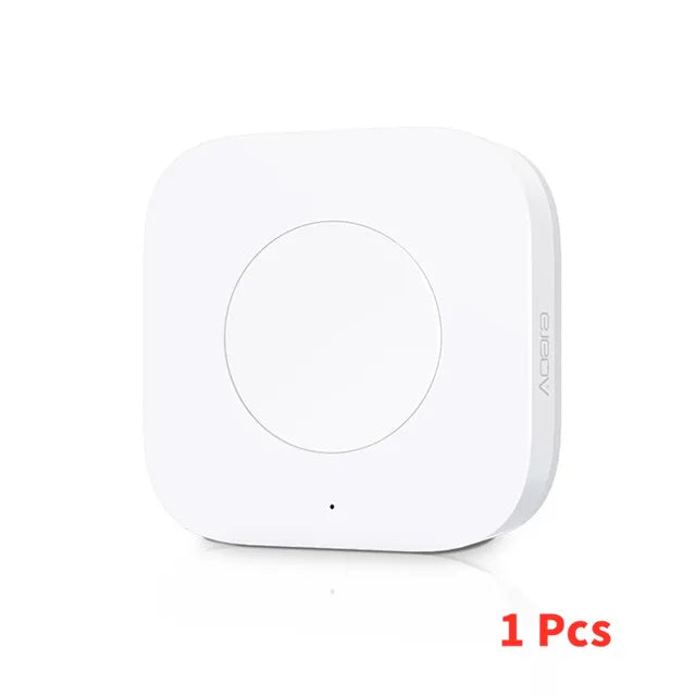 Original Aqara Wireless Mini Switch Zigbee Sensor One Key Control Button Smart Remote Control Home Automation for Homekit MiHome Peaceful Pleasures Health and Wellness 1 pcs sensor