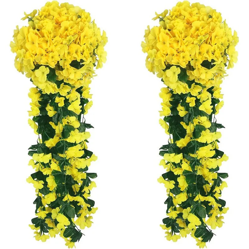 Artificial Silk Rose Vine Garland | Wedding, Garden & Home Decor