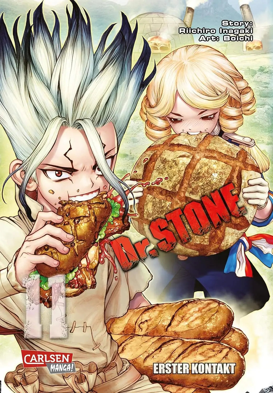 Dr. Stone Anime Canvas Wall Art Poster | Retro Graffiti Fan Gift