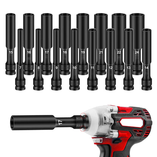 1 Drive Deep Impact Hex Socket Extra Bolt Nut Driver Bit 8- Spanner Peaceful Pleasures Health and Wellness
