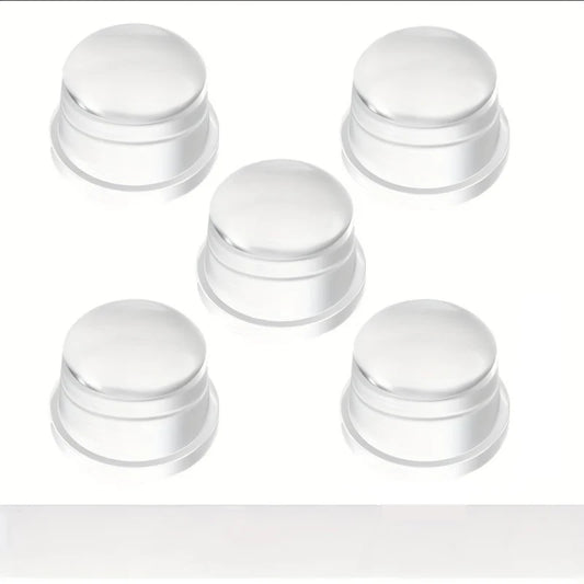 Nail Transparent Door Stopper Strong Adhesive Tear Off Elasticity Peaceful Pleasures Health and Wellness 5PCS