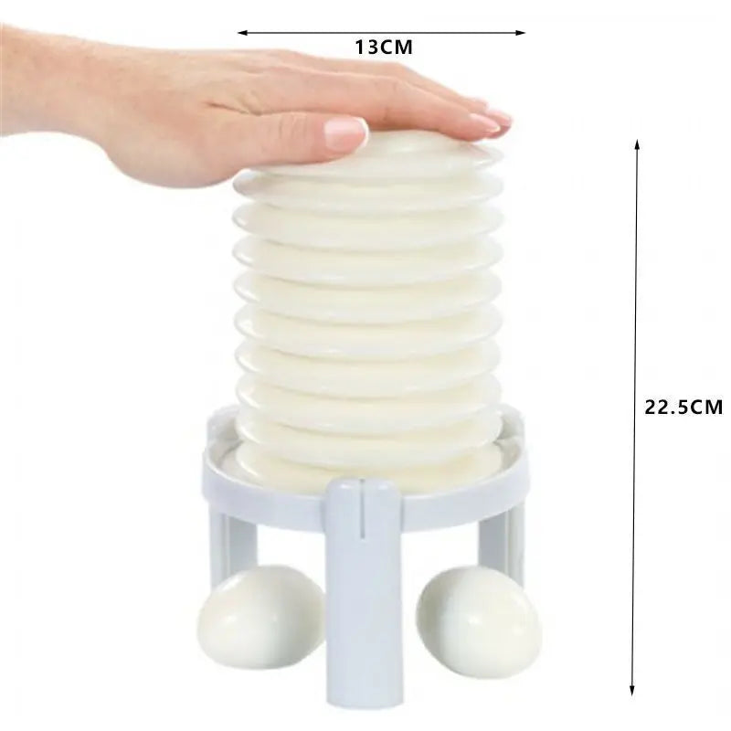High quality Egg peeler ABS Sheller No peeling of eggshells Mini Cooking Domestic Kitchen Supplies Egg Shell Remove Gadgets Peaceful Pleasures Health and Wellness White