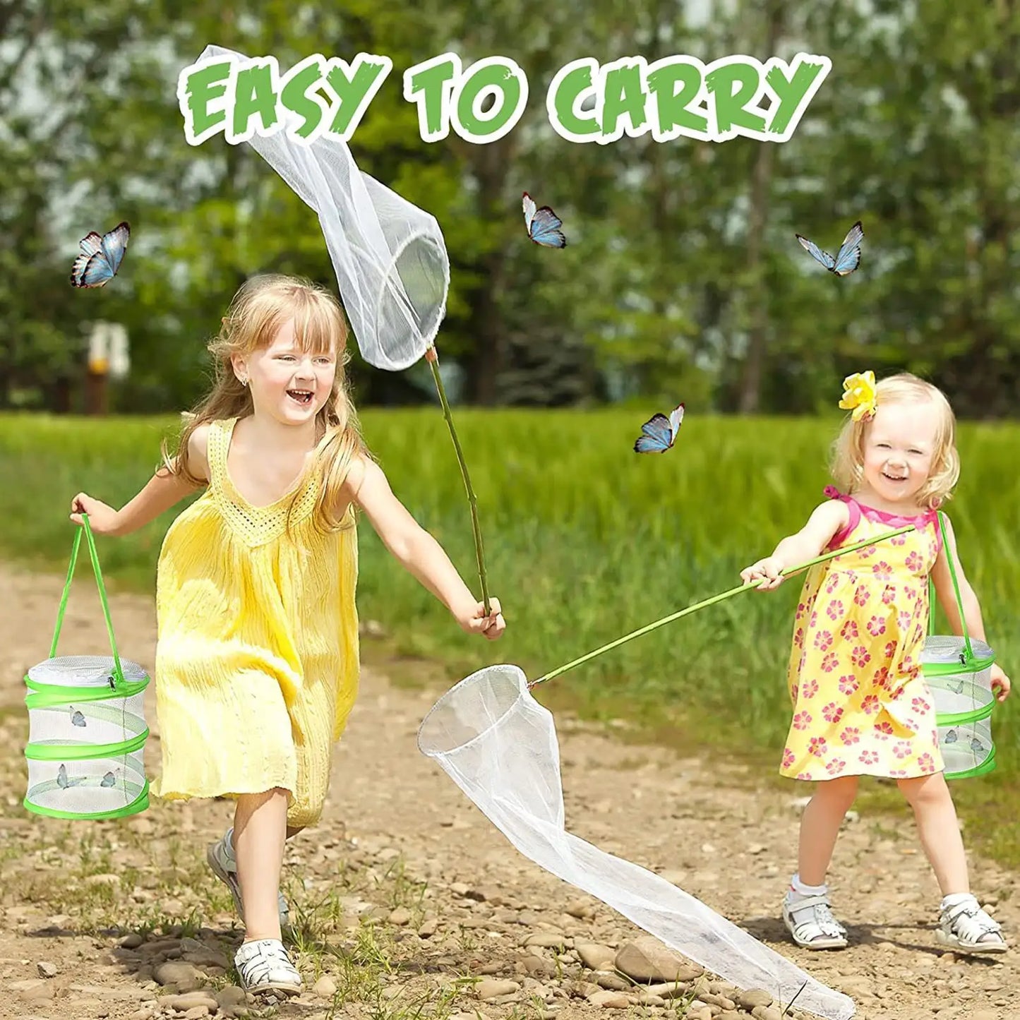 Foldable Butterfly & Caterpillar Mesh Habitat Cage | Insect Net