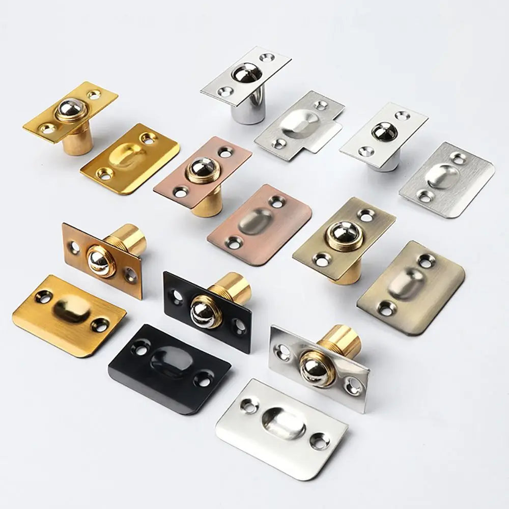 Adjustable Spring Ball Catch Door Latch with Strike Plate