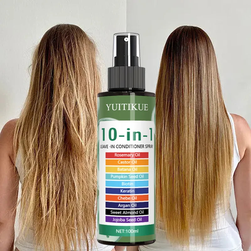 YUITIKUE 10-in-1 Leave-In Hair Treatment – Rosemary & Argan Oil Leave-In Hair Treatment Peaceful Pleasures Health and Wellness