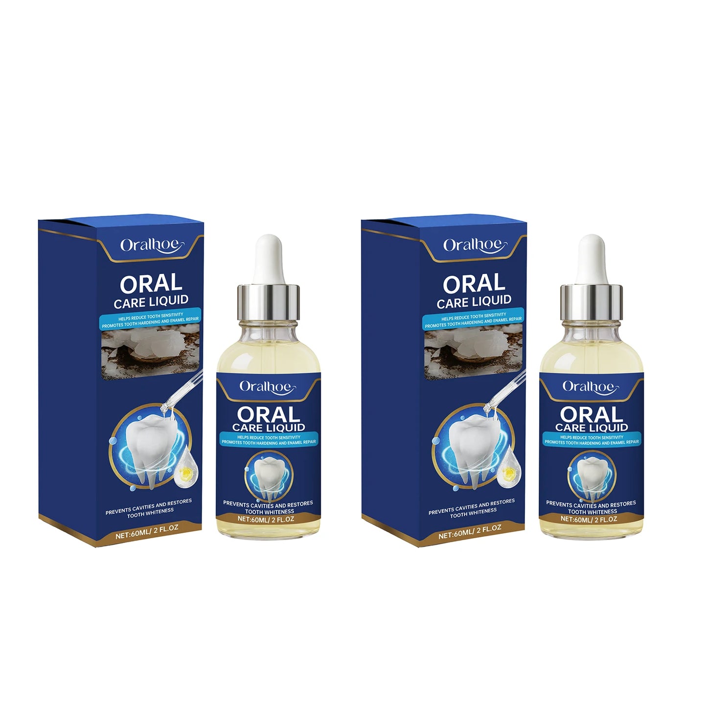 Dental Repair Drops Fix Small Tooth Surface Damages Anti Sensitivity Prevent Tooth Decay Relieve Gum Pain Dental Soothing Serum Peaceful Pleasures Health and Wellness 120ml boxed