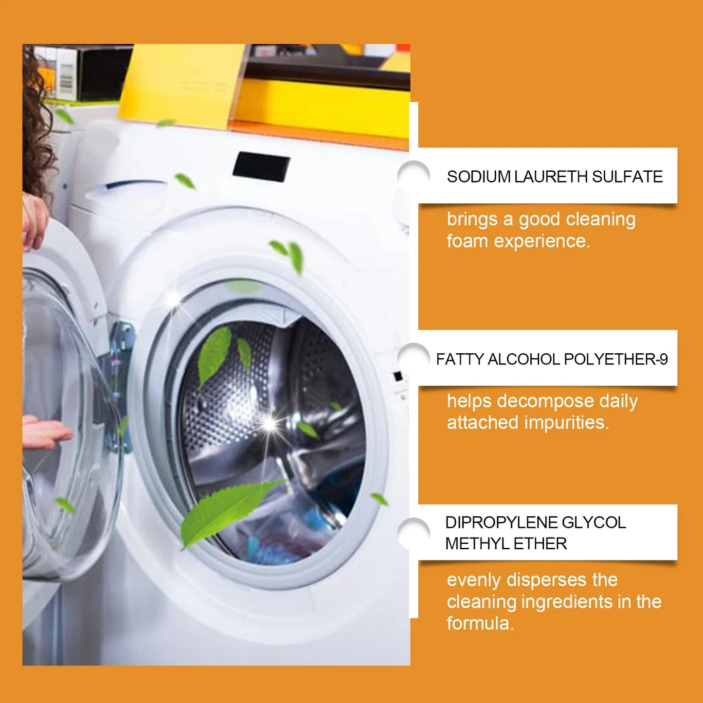 Jakehoe Washing Machine Cleaner – Deep Clean Inner Drum 100ml