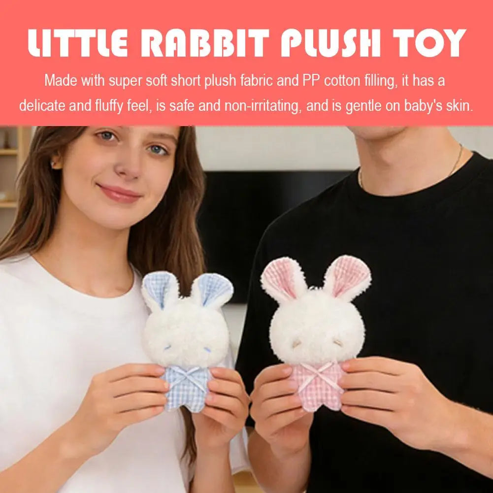 Kawaii Angel Bunny Plush Keychain – Cute Soft Rabbit Toy Gift