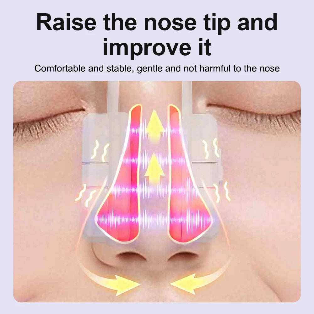 EMS Nose Massager, Microcurrent Nose Beauty Device with 5 Modes, USB-C Rechargeable Nose Clip for Facial Contour Care, Unisex Peaceful Pleasures Health and Wellness