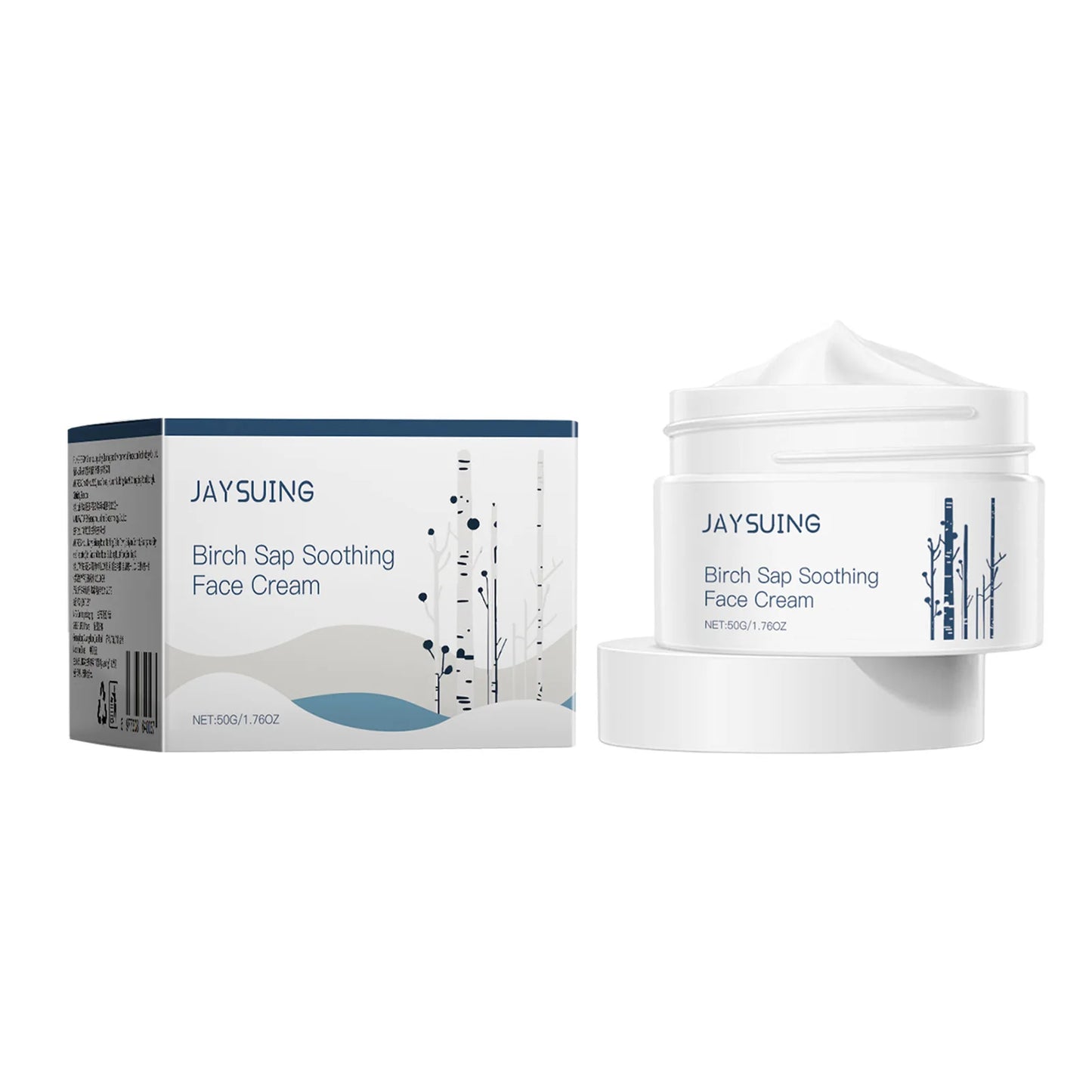 Birch Juice Soothing Lotion Smooth Skin Moisturizing Spray Repair Pores Improve Skin Condition Compact Repair Care Face Creams Peaceful Pleasures Health and Wellness Cream 50ML