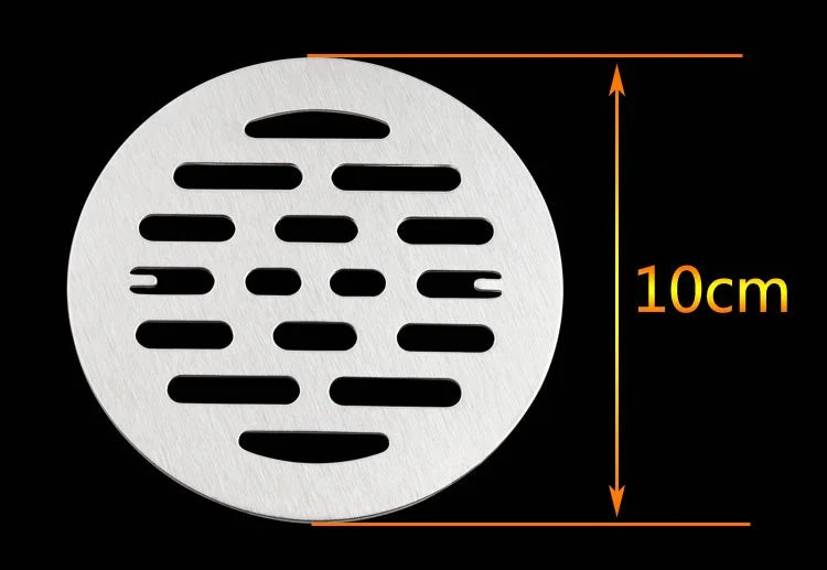 Stainless Steel Round Floor Drain Cover & Hair Catcher Strainer