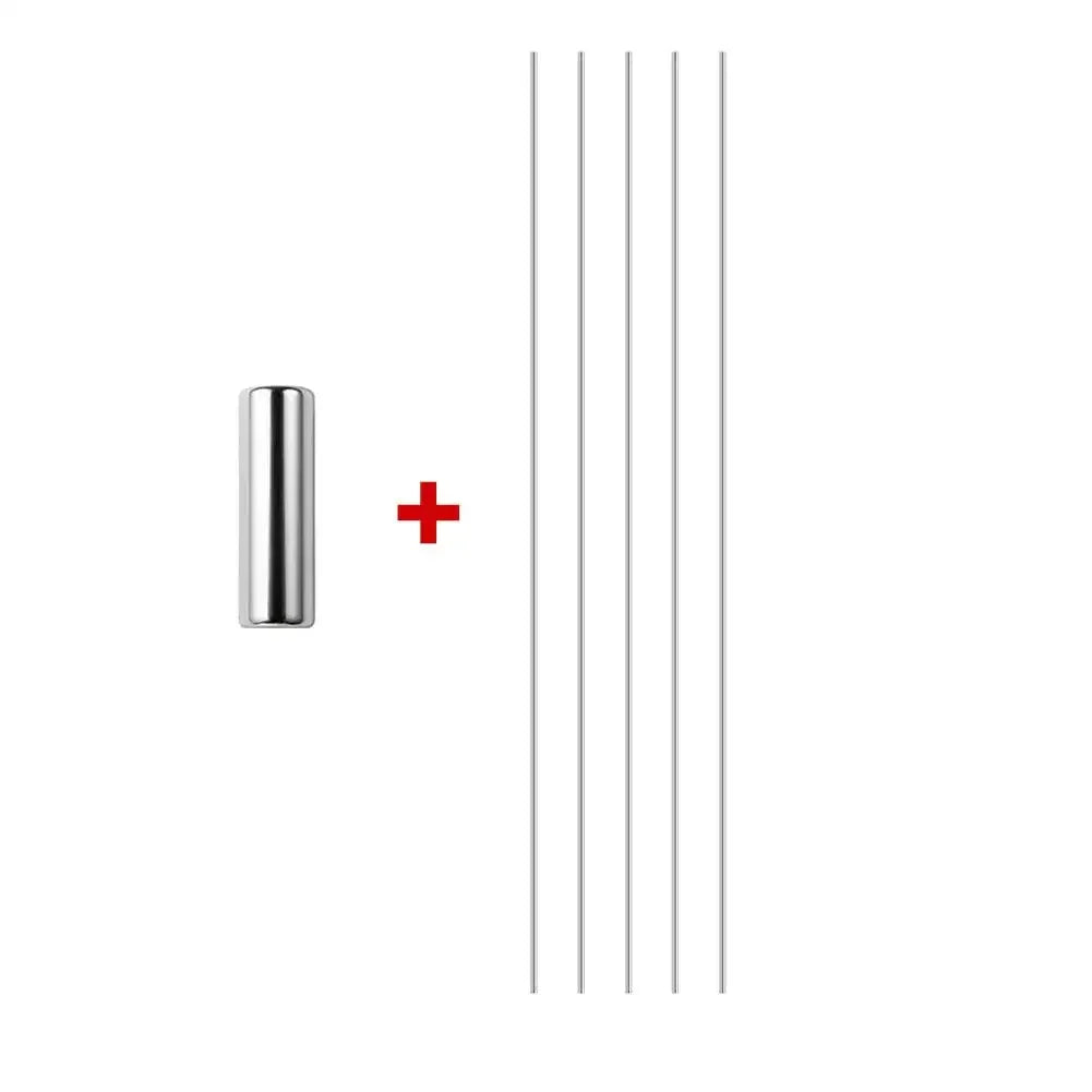 Double Ended Magnetic Nail Polish Stick Cat Eye Magnetic Cylindrical Stick With Iron Wire UV Gel Polish Nails Art Manicure Tool Peaceful Pleasures Health and Wellness cylinder wire kit