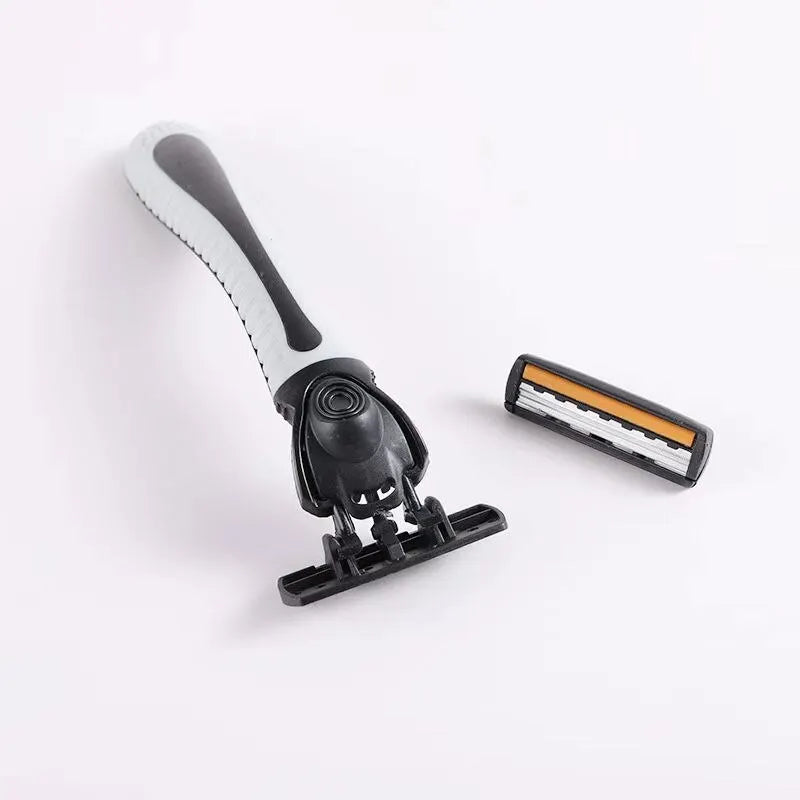 Men's Triple Blade Manual Razor | 19 Replacement Heads
