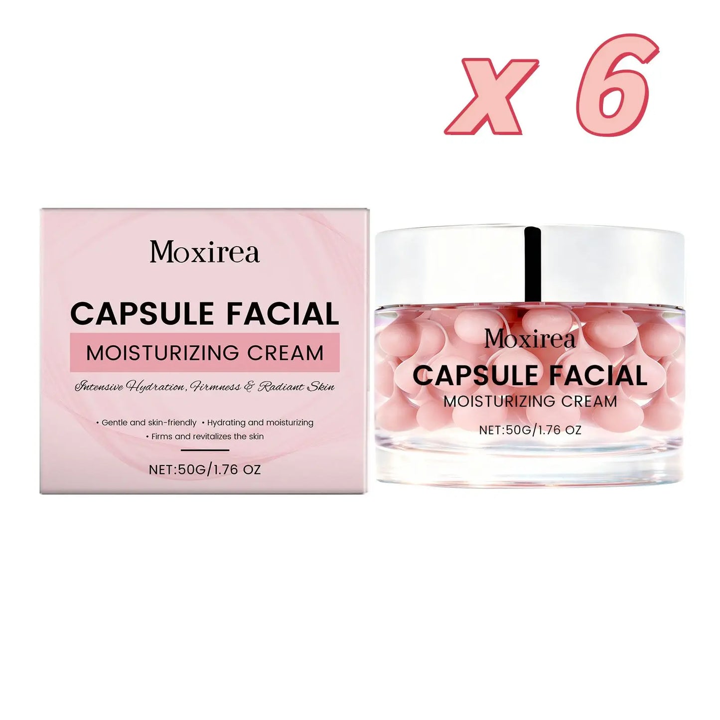 MOXIREA Korean Face Capsule Cream | Brightening Moisturizer