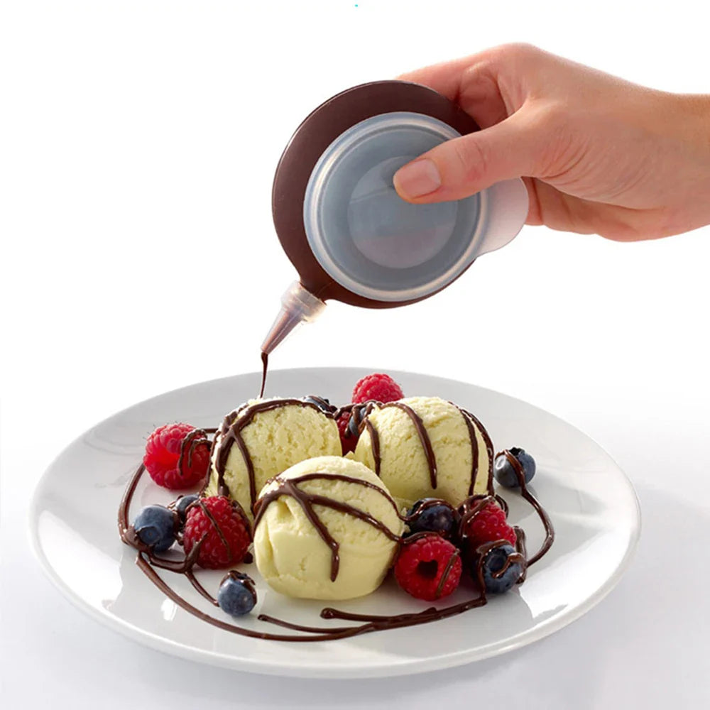Silicone Piping Tool & Chocolate Extruder – 5 Nozzles