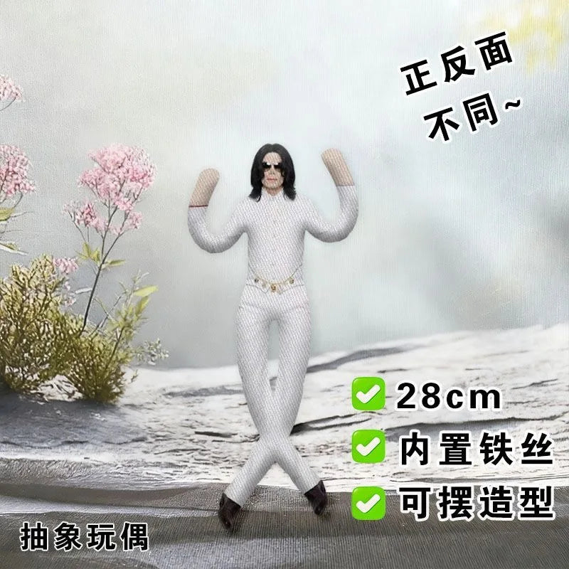 Michael Jackson Cosplay Prop Doll Plush Stuffed Figure Dolls Room