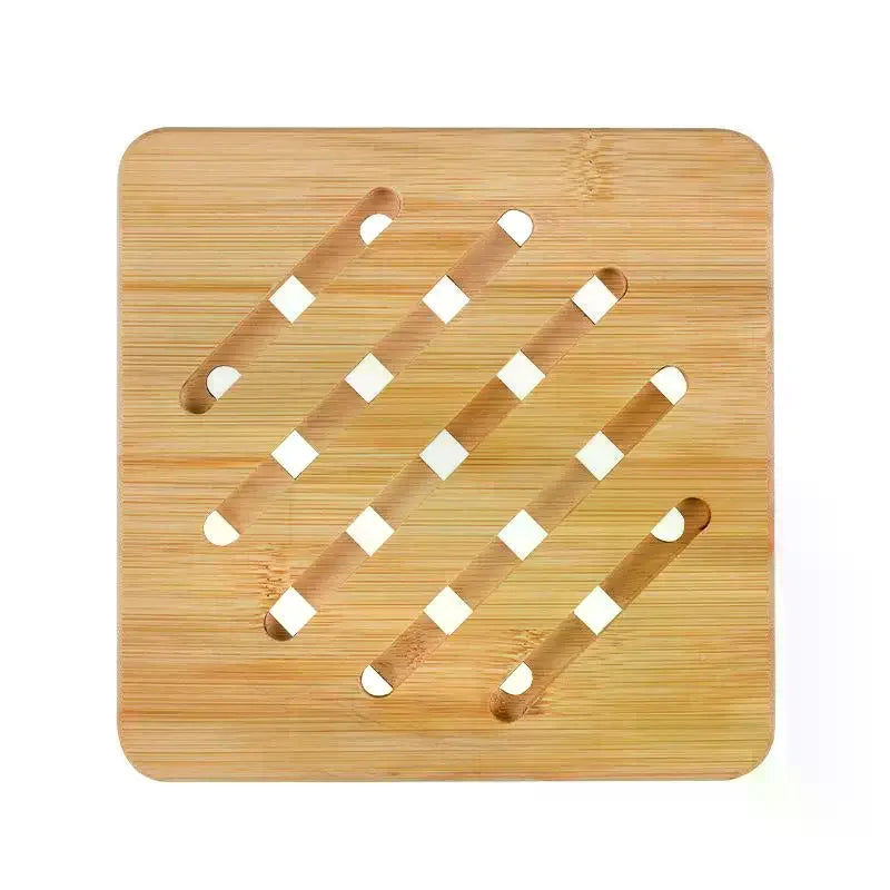 Natural Bamboo Trivet Mat – Heat-Resistant Kitchen Placemat