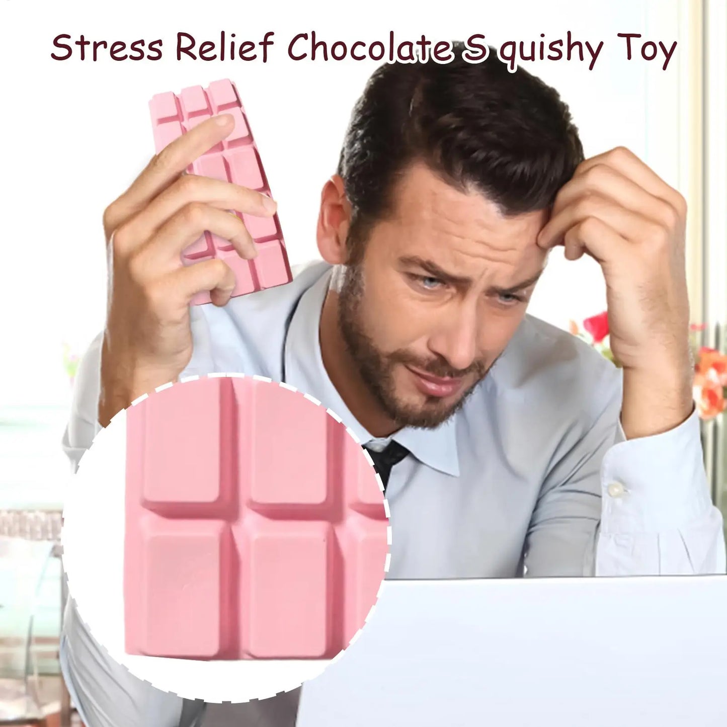 Chocolate Squishy Squeeze Toy | Slow Rising Sensory Fidget