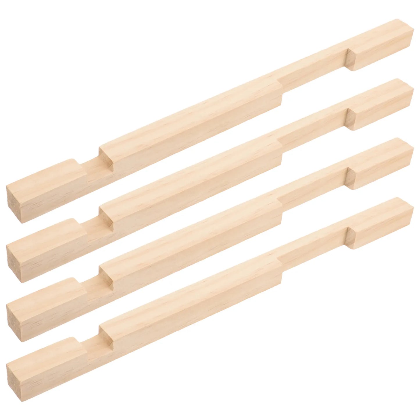 4Pcs Bee Entrance Reducer Wooden Beekeeping Tool for Honeycomb Frame Installation Bee Nest Entrance Protector Beehive Peaceful Pleasures Health and Wellness
