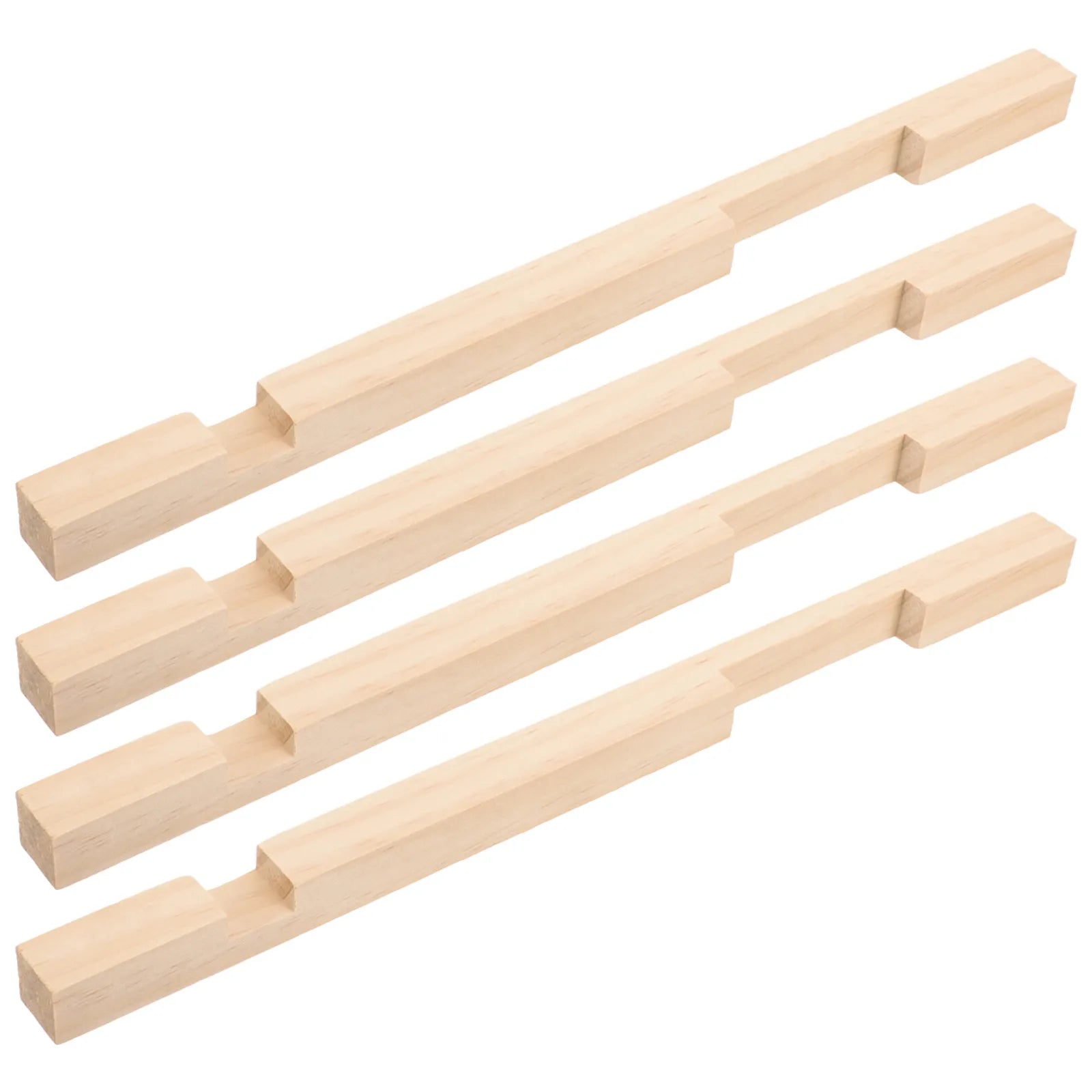 4Pcs Bee Entrance Reducer Wooden Beekeeping Tool for Honeycomb Frame Installation Bee Nest Entrance Protector Beehive Peaceful Pleasures Health and Wellness