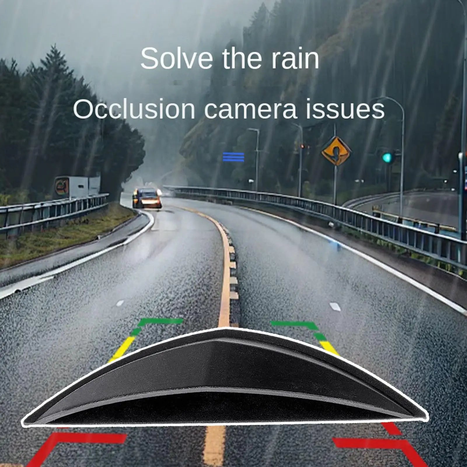 Backup Camera Rain Cover Protector Anti-Rain Waterproof Cover for Car Rear View Camera, Wet Foggy Weather, Highway Driving Peaceful Pleasures Health and Wellness