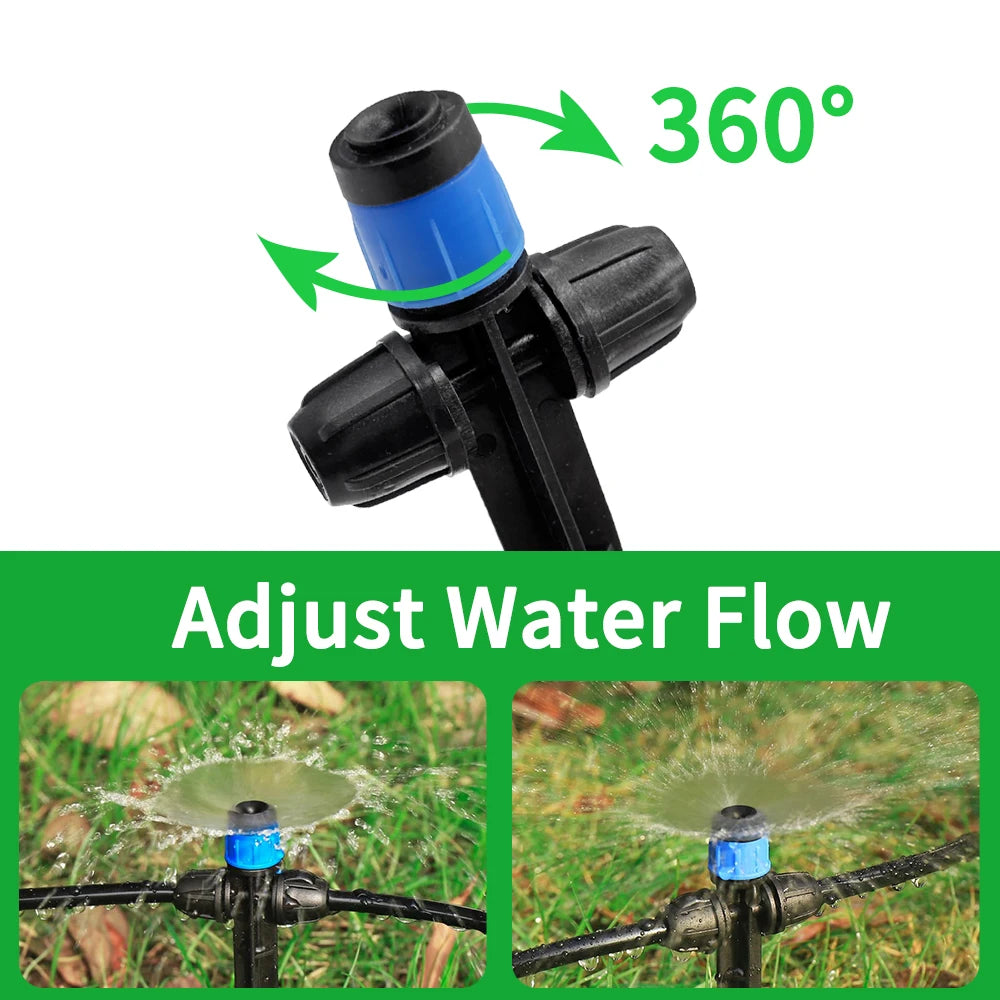 10/30Pcs Spiked Dripper Sprinkler 8 Hole Drop Emitter All Round Scattering Sprinkler Garden Flower Watering Irrigation Supplies Peaceful Pleasures Health and Wellness
