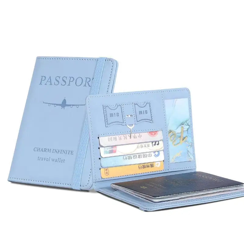 Waterproof PU Leather Passport Holder & Travel Wallet