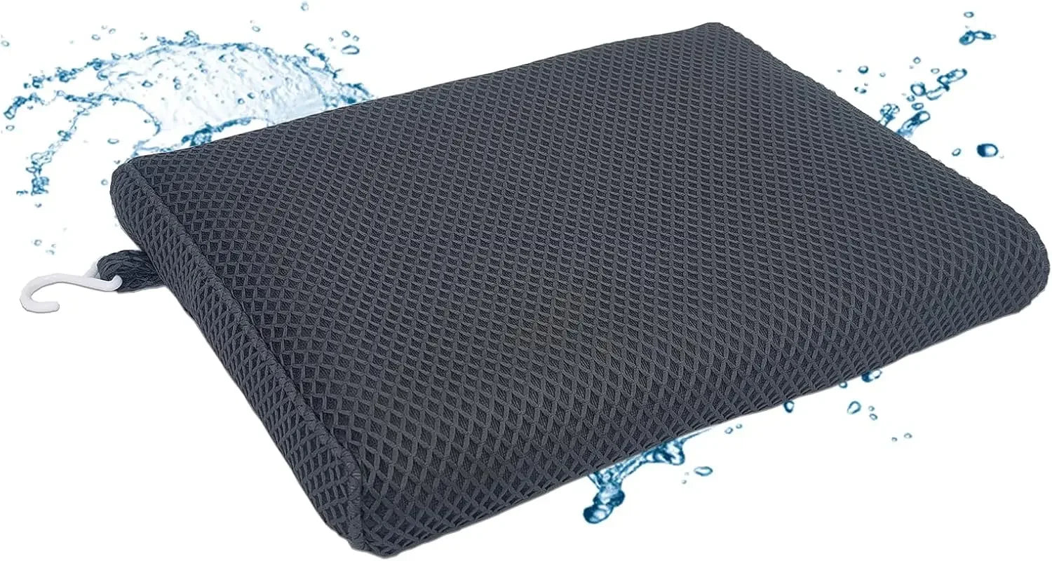 Non-Slip Shower Seat Cushion with 4D Mesh, Quick-Drying Bathtub Chair Pad for Elderly and Handicap Peaceful Pleasures Health and Wellness United States