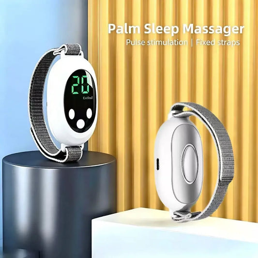 Portable Handheld Sleep Aid Machine Calming Sleep Instrument Anti Insomnia Anxiety Deep Sleep Massage Device For Men Women Peaceful Pleasures Health and Wellness