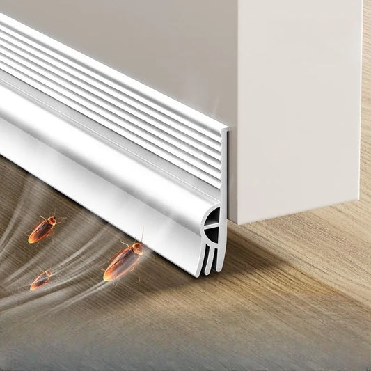 4m/Roll TPE Sliding Windows Sealing Strip Triple Sound Insulation Weatherstrip Tape Windproof Anti-Cold Door Under Draft Stopper Peaceful Pleasures Health and Wellness