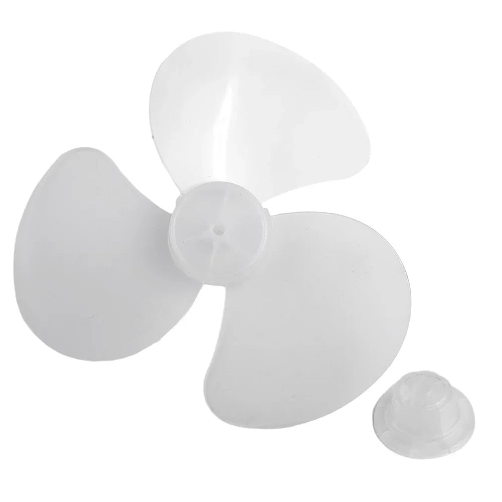 16-Inch 3-Blade Plastic Fan Blade with Nut Cover | Stand & Desk Fan