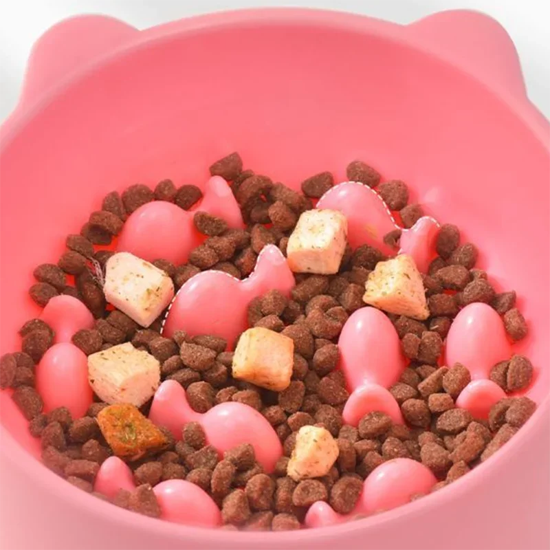 Slow Feeder Dog & Cat Bowl | Puzzle Dish for Fast Eaters