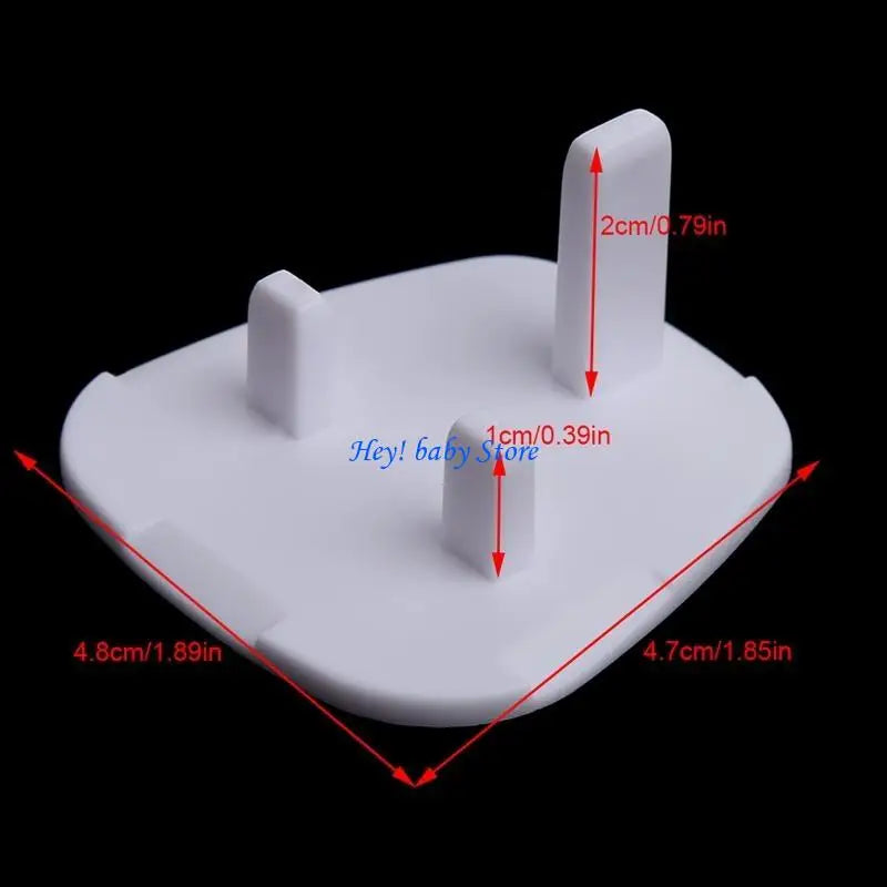 Baby Safety Outlet Plug Covers 5 Pack – UK Socket Protectors