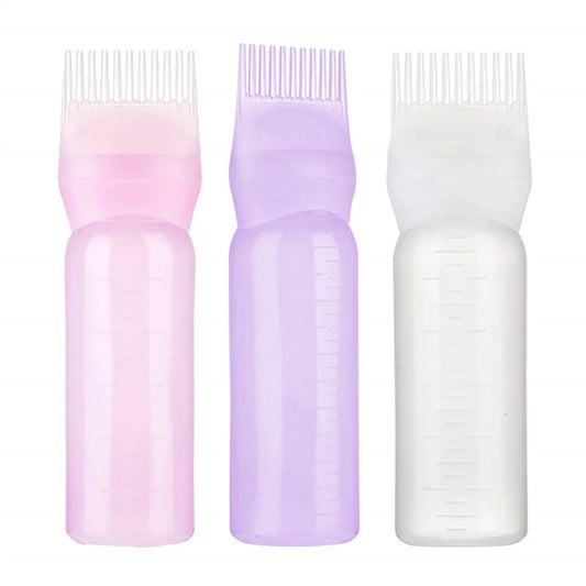 Hair Dye Applicator Comb Bottle — Precision Root Coloring, Travel-Friendly | Professional Peaceful Pleasures Health and Wellness