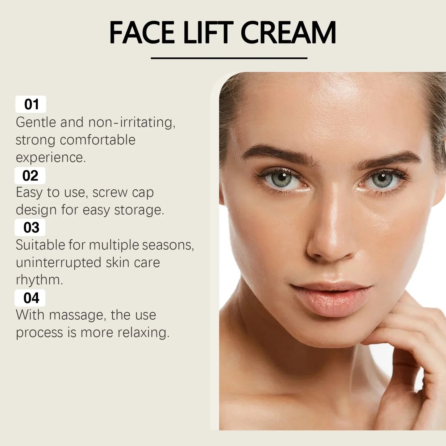 Hoygi Hyaluronic Acid Face Lift Cream – Firming & Brightening