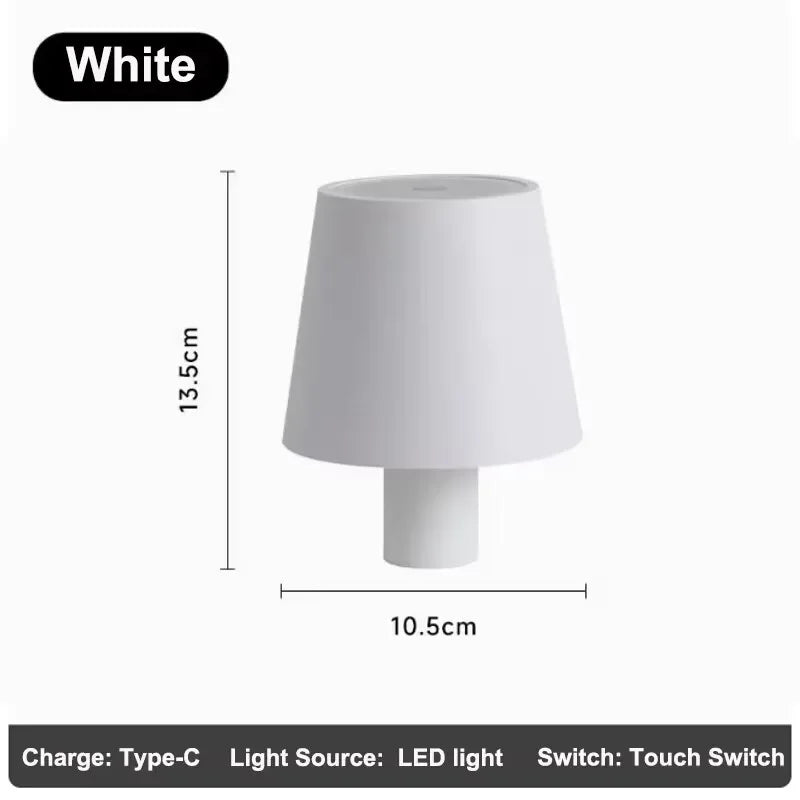 Wireless Table Lamp For Wine Bottles LED Bottle Light For Outdoor Use Touch Control Ideal For Restaurants Bars Festival Party Peaceful Pleasures Health and Wellness RGB A Style-White