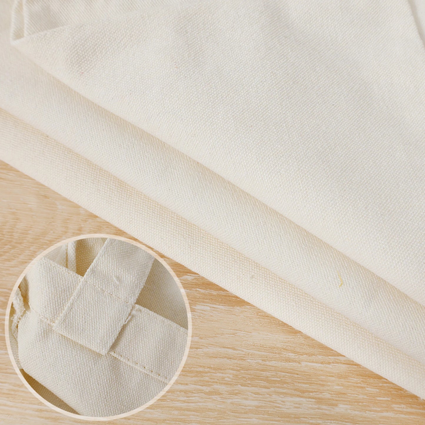 Blank Cotton Canvas Bag Unprinted Plain Tote Bags for DIY Customization Neutral Natural Fabric Pouches Peaceful Pleasures Health and Wellness