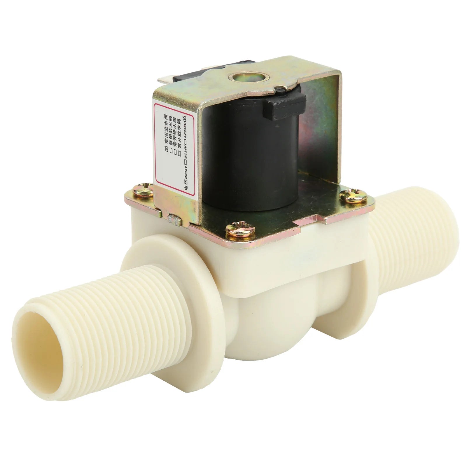 Nylon Solenoid Valve Stable Performance Easy Installation Convenient To Use Solenoid Valve Waterproof for Household Appliances Peaceful Pleasures Health and Wellness